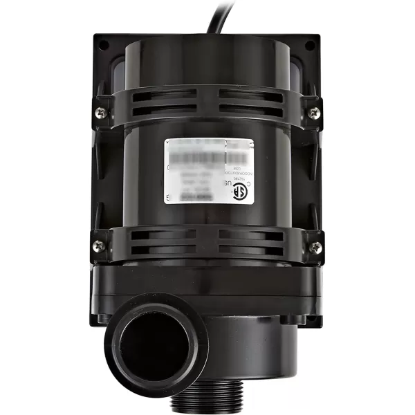 imageLittle Giant FP2 115Volt 2220 GPH Wet Rotor Submersible or Inline PondFountain Pump with 26Ft Cord Black 5661333200 GPH