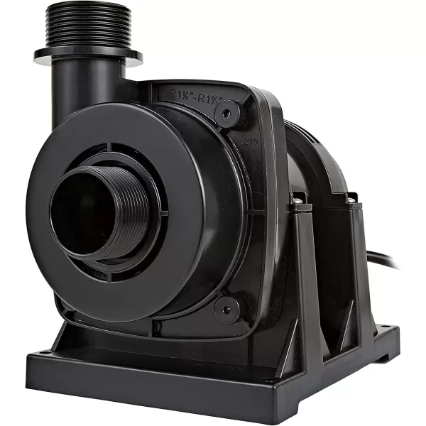 imageLittle Giant FP2 115Volt 2220 GPH Wet Rotor Submersible or Inline PondFountain Pump with 26Ft Cord Black 5661333200 GPH