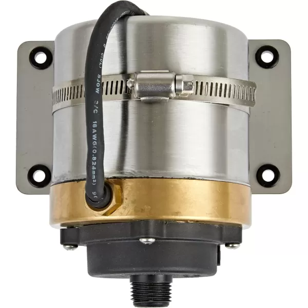 imageLittle Giant MS580P6B 115 Volt 850 GPH Oilless Stainless Steel and Bronze Direct Drive Pump for Marine Air Conditioners 6Ft Plugless Cord Steel 517200003375 GPH 115 Volt