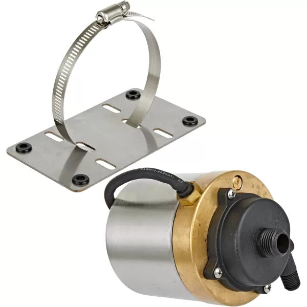 imageLittle Giant MS580P6B 115 Volt 850 GPH Oilless Stainless Steel and Bronze Direct Drive Pump for Marine Air Conditioners 6Ft Plugless Cord Steel 517200003375 GPH 115 Volt