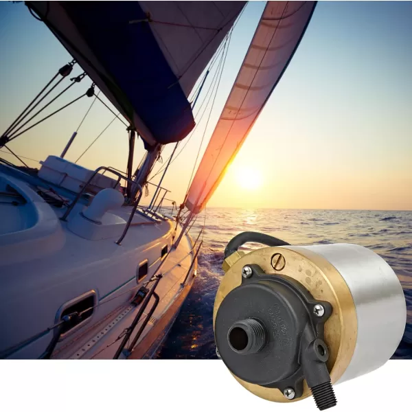 imageLittle Giant MS580P6B 115 Volt 850 GPH Oilless Stainless Steel and Bronze Direct Drive Pump for Marine Air Conditioners 6Ft Plugless Cord Steel 517200003850 GPH 115 Volt