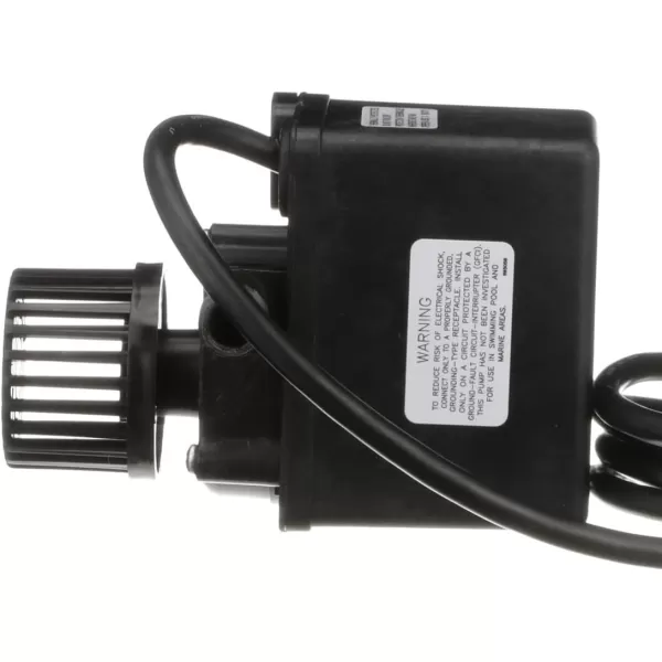 imageLittle Giant PE25F 115 Volt 128 HP 475 GPH Small Submersible Direct Drive Pump with 6Ft Cord Black 518600