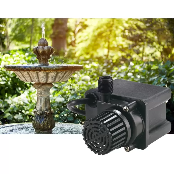 imageLittle Giant PE25F 115 Volt 128 HP 475 GPH Small Submersible Direct Drive Pump with 6Ft Cord Black 518600