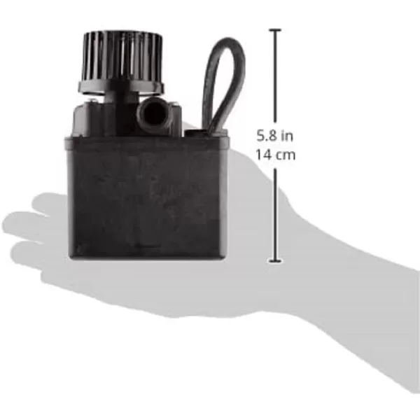 imageLittle Giant PE25FPW 115 Volt 128 HP 475 GPH Submersible Direct Drive Pump for Small Ponds or Fountain with 15Ft Cord Black 566612