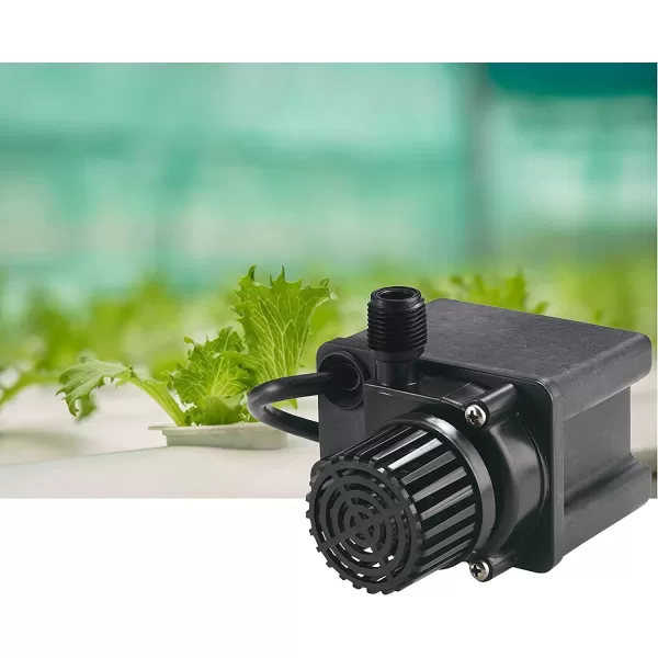 imageLittle Giant PE25FPW 115 Volt 128 HP 475 GPH Submersible Direct Drive Pump for Small Ponds or Fountain with 15Ft Cord Black 566612