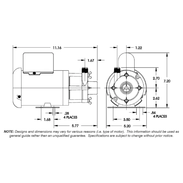 imageLittle Giant TE5MDSC 115230Volt 5060 Hz 110 HP 1200 GPH Magnetic Drive Non Submersible Mildly Corrosive Chemical Transfer Pump 6Foot Power Cord with Separate Plug BlackWhite 5845041200 GPH 6 Cord with Separate Plug