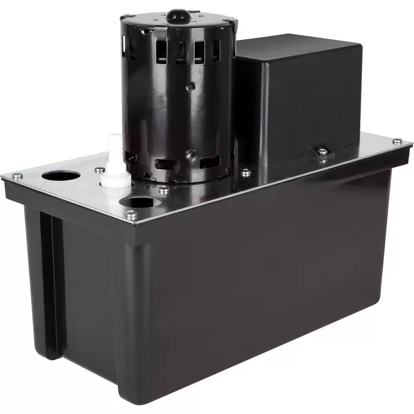 imageLittle Giant VCL24ULS 115 Volt 118 HP 270 GPH Automatic Condensate Removal Pump with 1Gallon Tank and Safety Switch 6Ft Cord Black 553201115Volt 270 GPH