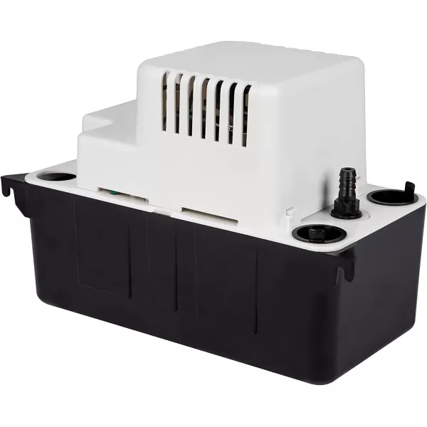 imageLittle Giant VCMA20ULST 115 Volt 80 GPH 130 HP Automatic Condensate Removal Pump with Safety Switch and Tubing WhiteBlack 554435115V with Safety Switch  Tubing