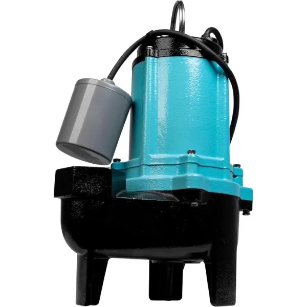 imageLittle Giant 10SCCIM 208230Volt 7200 GPH 12 HP Manual Cast Iron SewageEffluent Pump No Switch with 3inch FNPT Discharge and 20Ft Cord Blue 511436115V  2  20 Cord  Float Switch