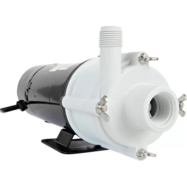 imageLittle Giant 2MDQXSC 115Volt 130 HP 640 GPH Magnetic Drive Aquarium Pump 6Ft Cord BlackWhite 5805071000 GPH  Free Flow