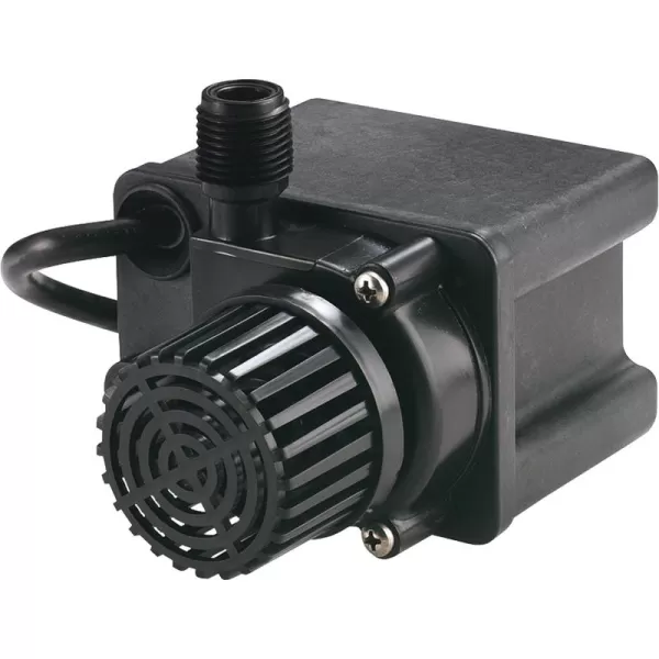 imageLittle Giant PE25F 115 Volt 128 HP 475 GPH Small Submersible Direct Drive Pump with 6Ft Cord Black 518600