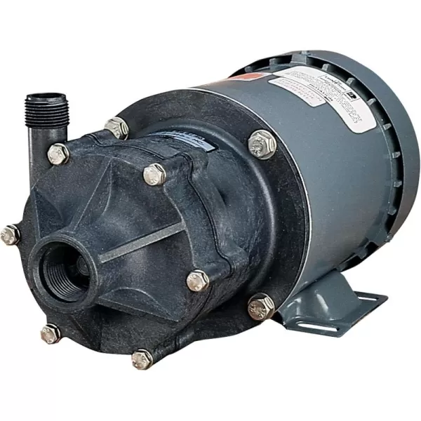 imageLittle Giant TE3MDHC 230 Volt 120 HP 585 GPH NonSubmersible Highly Corrosive Chemical Transfer Magnetic Drive Pump 6Ft Power Cord Plugless Black 581614115230 Volt  1920 GPH