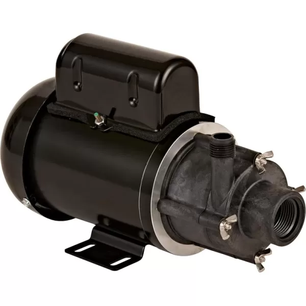 imageLittle Giant TE3MDHC 230 Volt 120 HP 585 GPH NonSubmersible Highly Corrosive Chemical Transfer Magnetic Drive Pump 6Ft Power Cord Plugless Black 581614115230 Volt  1200 GPH