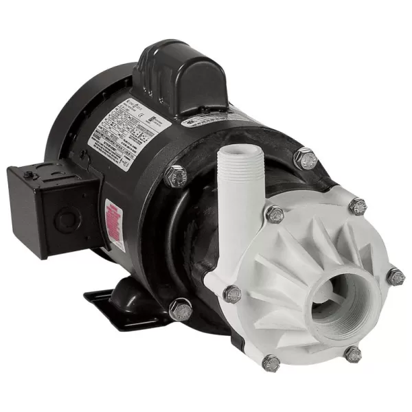 imageLittle Giant TE5MDSC 115230Volt 5060 Hz 110 HP 1200 GPH Magnetic Drive Non Submersible Mildly Corrosive Chemical Transfer Pump 6Foot Power Cord with Separate Plug BlackWhite 5845043180 GPH field wired