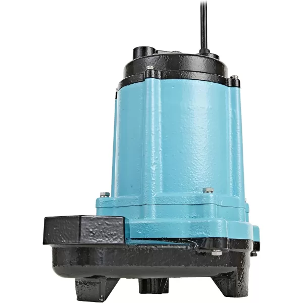 imageLittle Giant 12ECIM 115 Volt 12 HP 3000 GPH Cast Iron Manual Submersible Effluent Pump with 20Ft Cord Blue 512001