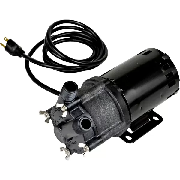 imageLittle Giant 3MDMTHC 115 Volt 125 HP 83 GPM Magnetic Drive Pump for Highly Corrosive Chemicals with 6Ft Power Cord Black 578603