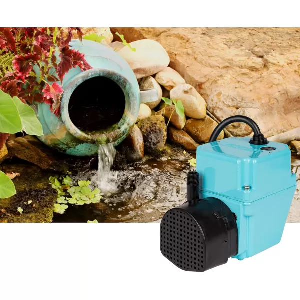 imageLittle Giant 502103 300 GPH 115Volt Manual Oil Filled Submersible Aluminum Direct Drive Submersible Pump Blue 2ENWater Pump