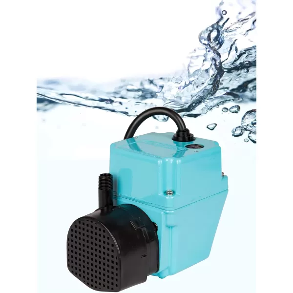 imageLittle Giant 502103 300 GPH 115Volt Manual Oil Filled Submersible Aluminum Direct Drive Submersible Pump Blue 2ENWater Pump