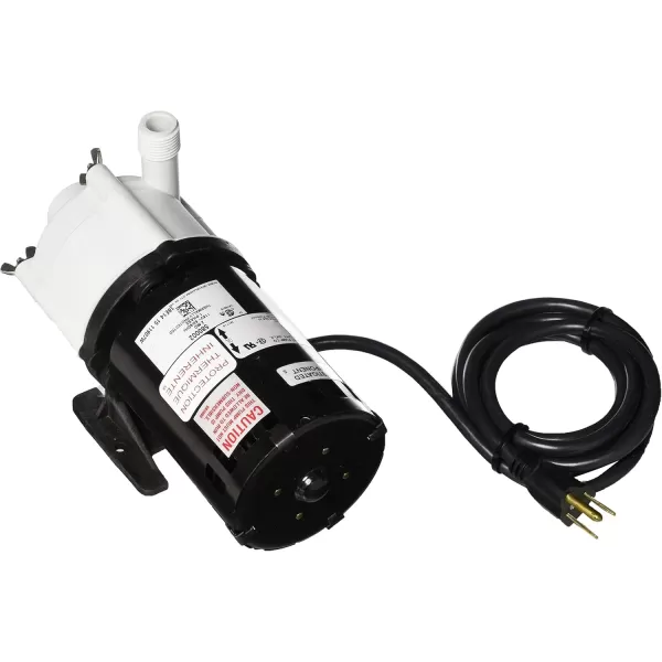 imageLittle Giant 5MD 18 HP 115Volt 905 GPH Magnetic Drive Pump 6Foot Power Cord Black 583002510 GPH  115V