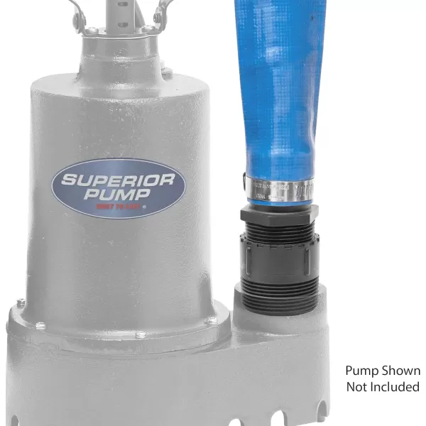 imageLittle Giant 6CIMR 115Volt 13 HP 2750 GPH Manual Submersible SumpUtility Pump with 25Ft Cord Blue 506274Pump  Hose Kit