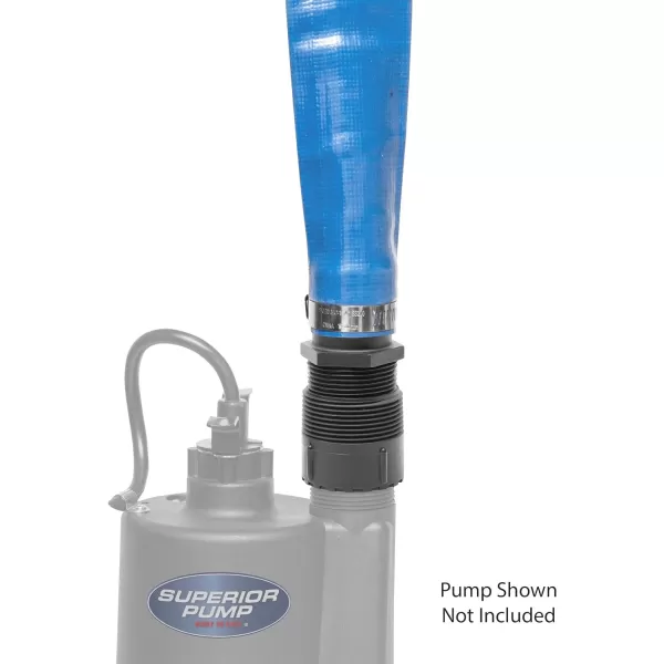 imageLittle Giant 6CIMR 115Volt 13 HP 2750 GPH Manual Submersible SumpUtility Pump with 25Ft Cord Blue 506274Pump  Hose Kit