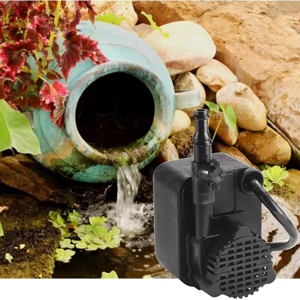 imageLittle Giant PE1H 115Volt 1125 HP 170 GPH Epoxy Encapsulated Small Submersible Direct Drive Pump with Hooded Volute 6 Ft Cord Black 518203Pump with Flow Control Valve