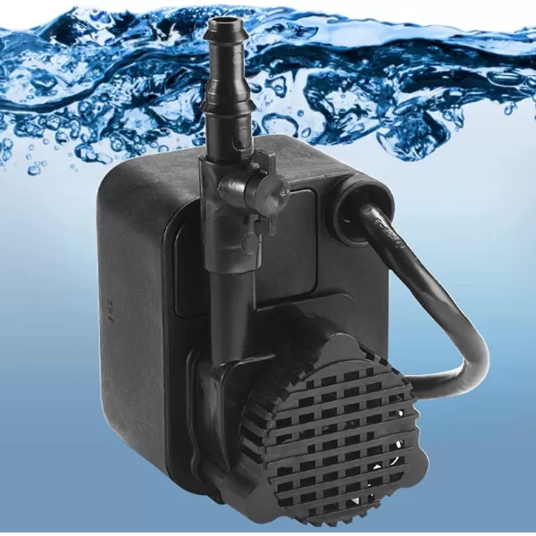 imageLittle Giant PE1H 115Volt 1125 HP 170 GPH Epoxy Encapsulated Small Submersible Direct Drive Pump with Hooded Volute 6 Ft Cord Black 518203Pump with Flow Control Valve