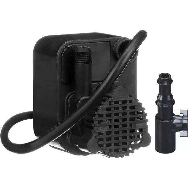 imageLittle Giant PE1H 115Volt 1125 HP 170 GPH Epoxy Encapsulated Small Submersible Direct Drive Pump with Hooded Volute 6 Ft Cord Black 518203Pump with Flow Control Valve