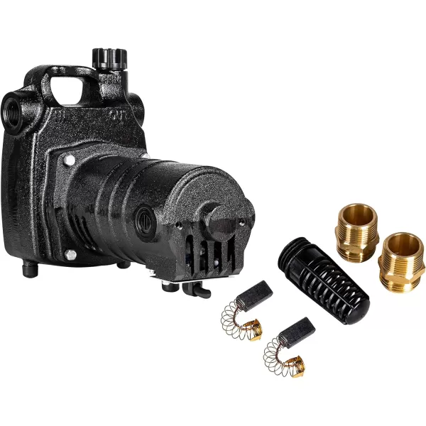 imageLittle Giant UPSP5 115Volt 1600 GPH 12 HP Manual NonSubmersible MultiPurpose Transfer Pump 10Ft Cord Black 555104