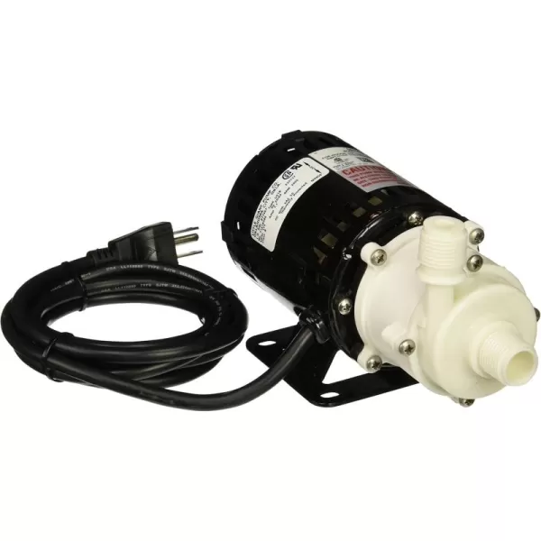 imageLittle Giant 4MDQSC 115Volt 110 HP 850 GPH NonSubmersible Magnetic Drive Aquarium Pressure Pump for Cannister Filtration Systems 6Ft Cord BlackWhite 582506325 Volts