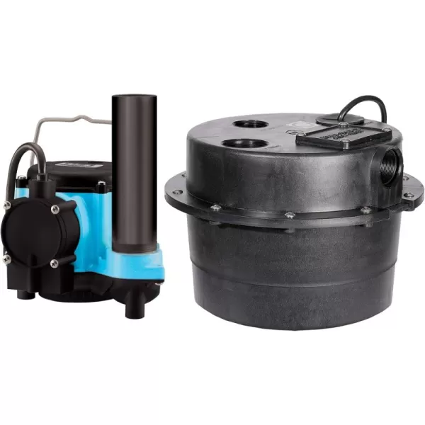 imageLittle Giant 506066 WRSC6 230 Volt 2700 GPH CastIron Sump Pump