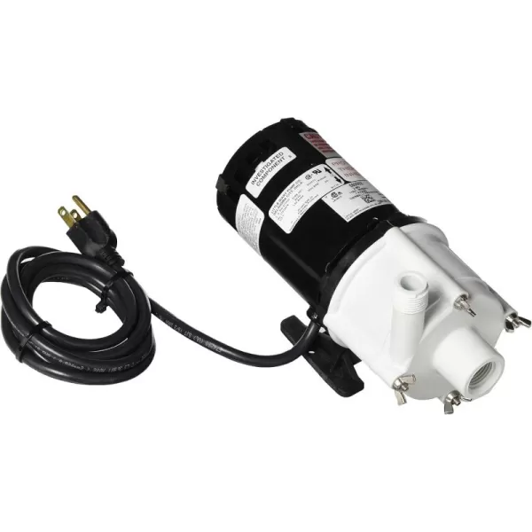 imageLittle Giant 5MD 18 HP 115Volt 905 GPH Magnetic Drive Pump 6Foot Power Cord Black 583002510 GPH  115V