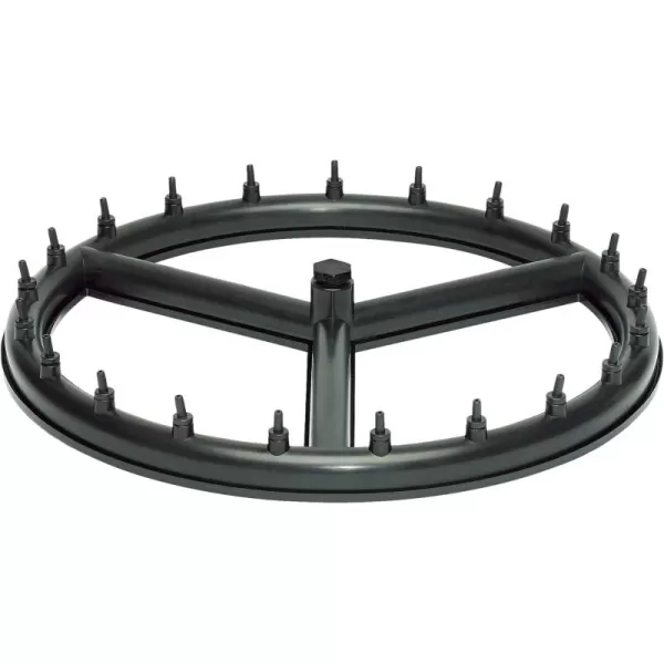 imageLittle Giant RJ21 17inch Diameter Spray Ring with 21 Jets for Pond Fountain or Water Display Black 517200