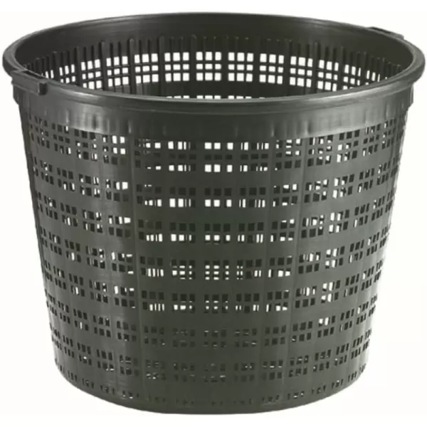 imageLittle Giant UPBR9PW Round Aquatic Plant Basket for Ponds 93 inches in Diameter x 520 inches high Black 566553