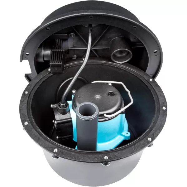 imageLittle Giant WRSC6 115Volt Compact Drainosaur Automatic Sump PumpBasin System  Studor 20346 RediVent Air Admittance Valve with PVC Adapter15