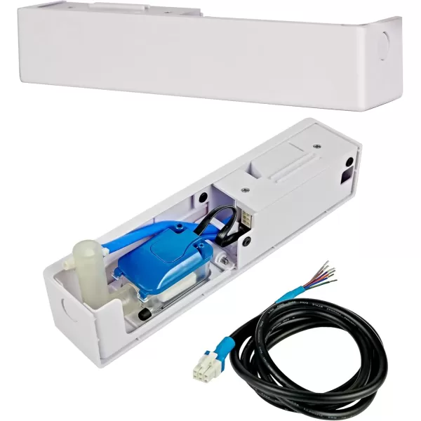 imageLittle Giant EC1UDV 110240 Volts 5060 Hz 25 GPH Automatic Undermount MiniSplit Condensate Pump System 49Ft Cord with Lead Wires White 553527