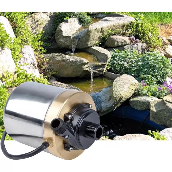 imageLittle Giant 517006 Stainless Steel 580GPH Pump with 20Feet Cord Bronze S580T2020Foot Cord