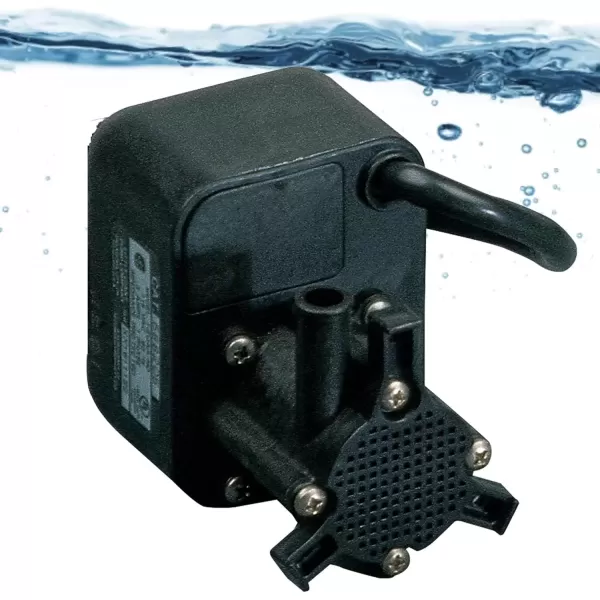 imageLittle Giant 1EUAAMD 115Volt 1200 HP 150 GPH Magnetic Drive Aquarium Pump with 6Ft Cord Black 588205