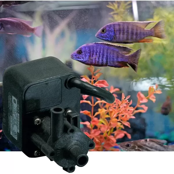 imageLittle Giant 1EUAAMD 115Volt 1200 HP 150 GPH Magnetic Drive Aquarium Pump with 6Ft Cord Black 588205