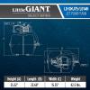 imageLittle Giant Select Series LGSWJ75LG14H Dual Voltage 115230 V 34 HP Shallow Well Jet PumpTank Combo 13 GPM Cast Iron Pump with 132 Gallon Pressure Tank BlueWhite 97080707