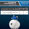 imageLittle Giant Select Series LGSWJ75LG14H Dual Voltage 115230 V 34 HP Shallow Well Jet PumpTank Combo 13 GPM Cast Iron Pump with 132 Gallon Pressure Tank BlueWhite 97080707