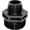 imageLittle Giant 599025 114inch MNPT x 34inch Male GHT Garden Hose Adapter for Utility Pond or Hydroponic Pumps with 114inch FNPT discharge Black114 MNPT x 34 GHT