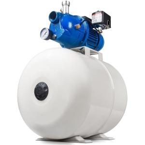 imageLittle Giant Select Series LGSWJ75LG14H Dual Voltage 115230 V 34 HP Shallow Well Jet PumpTank Combo 13 GPM Cast Iron Pump with 132 Gallon Pressure Tank BlueWhite 97080707