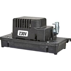 imageLittle Giant VCCA20P 230 Volt 130 HP 80 GPH Low Profile Plenum Condensate Removal Pump 6ft Cord plugless Black 554222101