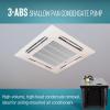 imageLittle Giant 1ABS 230volt 5060 Hz 1150 HP 205 GPH Automatic Shallow Pan Condensate Removal Pump for Ceiling Mounted Air Conditioners or Dehumidifiers BlackBlue 550532310 gph with tank fits 12 OD copper or rigid plastic tubing