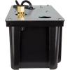 imageLittle Giant 1ABS 230volt 5060 Hz 1150 HP 205 GPH Automatic Shallow Pan Condensate Removal Pump for Ceiling Mounted Air Conditioners or Dehumidifiers BlackBlue 550532310 gph with tank fits 12 OD copper or rigid plastic tubing