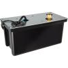 imageLittle Giant 1ABS 230volt 5060 Hz 1150 HP 205 GPH Automatic Shallow Pan Condensate Removal Pump for Ceiling Mounted Air Conditioners or Dehumidifiers BlackBlue 550532310 gph with tank fits 12 OD copper or rigid plastic tubing
