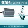 image:imageLittle Giant RFSN6 115Volt Maximum 13Amp  12 HP Pump Down Piggyback Tethered Float Switch for Pond Sump Sewage or Effluent Systems 10Ft Cord Grey 59911810 Cord  115V Plug  Max 12 HP