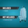 image:imageLittle Giant 16GF15120 115V 2958 GPH 1 HP Automatic Grinder Pump for Sewage and Effluent Systems with Piggyback Tethered Float Switch Blue 509810Manual  230 Volt