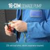 image:imageLittle Giant 16SCIM 230Volt 1 HP 9600 GPH Manual Submersible Sewage Ejector Pump 40 Leads Plugless 3Inch Discharge Blue 51463020 Lead Wires Plugless